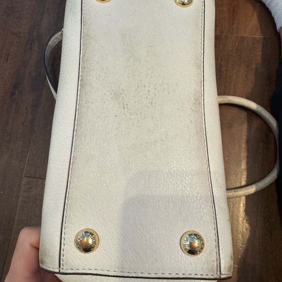 Michael Kors Cream Satchel with Gold Accents - Picture 2 of 5
